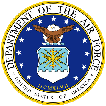 Department of the Air Force: This is an image of the United States Department of the Air Force logo.